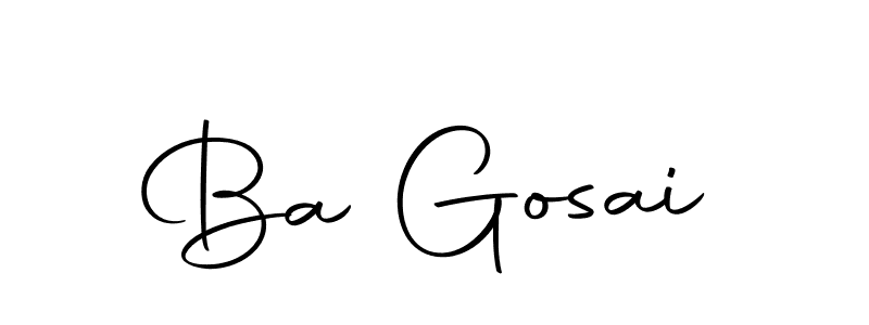 Make a beautiful signature design for name Ba Gosai. Use this online signature maker to create a handwritten signature for free. Ba Gosai signature style 10 images and pictures png