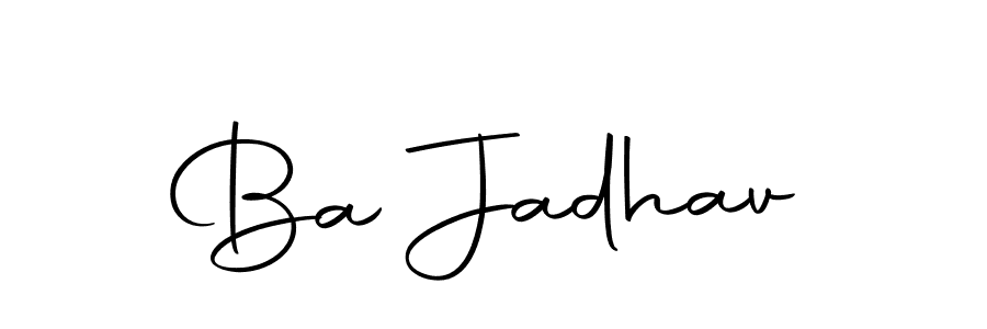 Here are the top 10 professional signature styles for the name Ba Jadhav. These are the best autograph styles you can use for your name. Ba Jadhav signature style 10 images and pictures png