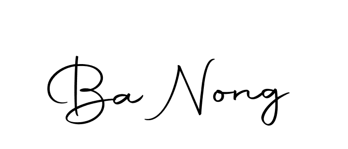Ba Nong stylish signature style. Best Handwritten Sign (Autography-DOLnW) for my name. Handwritten Signature Collection Ideas for my name Ba Nong. Ba Nong signature style 10 images and pictures png