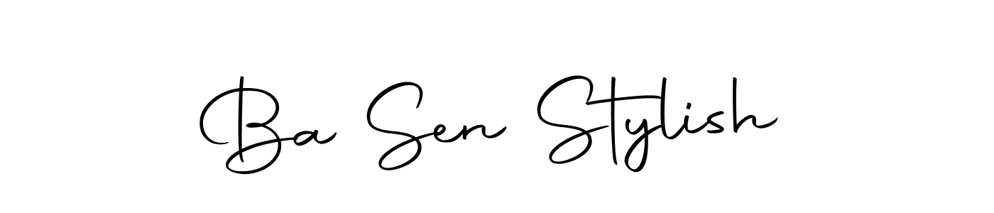 Ba Sen Stylish stylish signature style. Best Handwritten Sign (Autography-DOLnW) for my name. Handwritten Signature Collection Ideas for my name Ba Sen Stylish. Ba Sen Stylish signature style 10 images and pictures png