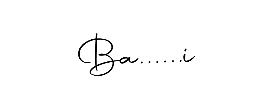 Design your own signature with our free online signature maker. With this signature software, you can create a handwritten (Autography-DOLnW) signature for name Ba......i. Ba......i signature style 10 images and pictures png