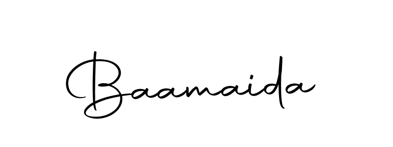 The best way (Autography-DOLnW) to make a short signature is to pick only two or three words in your name. The name Baamaida include a total of six letters. For converting this name. Baamaida signature style 10 images and pictures png