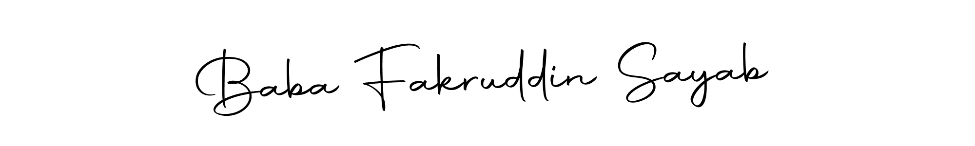 The best way (Autography-DOLnW) to make a short signature is to pick only two or three words in your name. The name Baba Fakruddin Sayab include a total of six letters. For converting this name. Baba Fakruddin Sayab signature style 10 images and pictures png