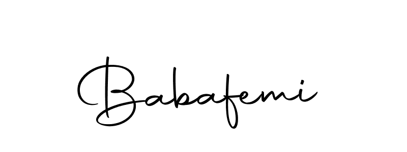 Create a beautiful signature design for name Babafemi. With this signature (Autography-DOLnW) fonts, you can make a handwritten signature for free. Babafemi signature style 10 images and pictures png