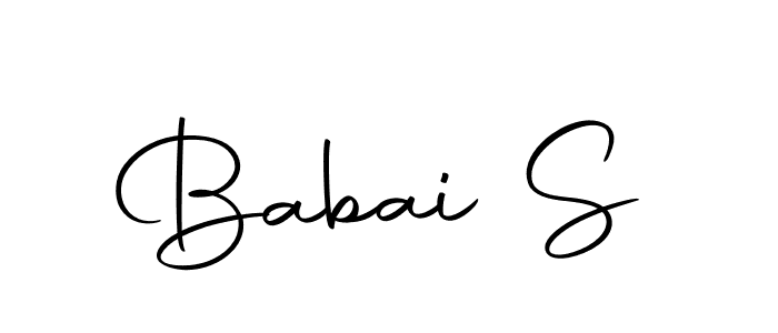 The best way (Autography-DOLnW) to make a short signature is to pick only two or three words in your name. The name Babai S include a total of six letters. For converting this name. Babai S signature style 10 images and pictures png