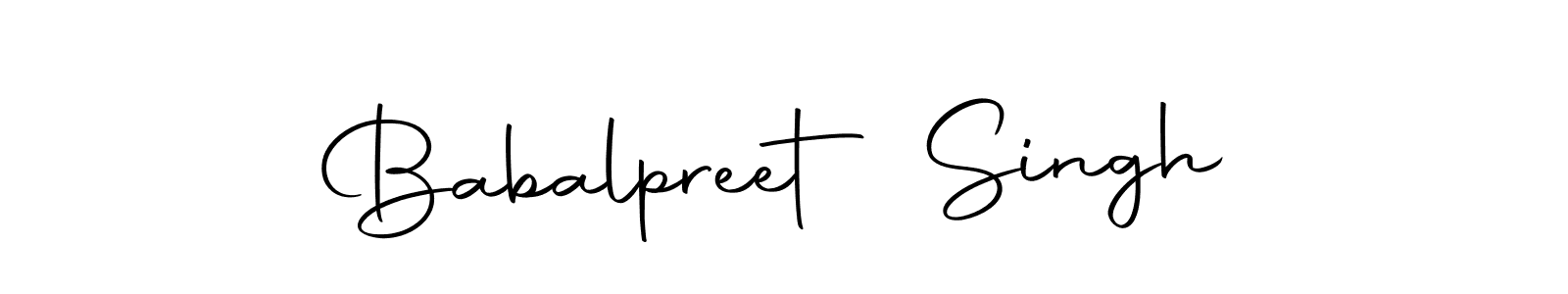 Make a beautiful signature design for name Babalpreet Singh. With this signature (Autography-DOLnW) style, you can create a handwritten signature for free. Babalpreet Singh signature style 10 images and pictures png