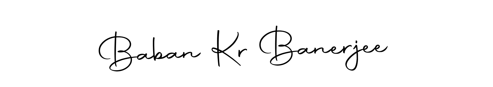 Also we have Baban Kr Banerjee name is the best signature style. Create professional handwritten signature collection using Autography-DOLnW autograph style. Baban Kr Banerjee signature style 10 images and pictures png