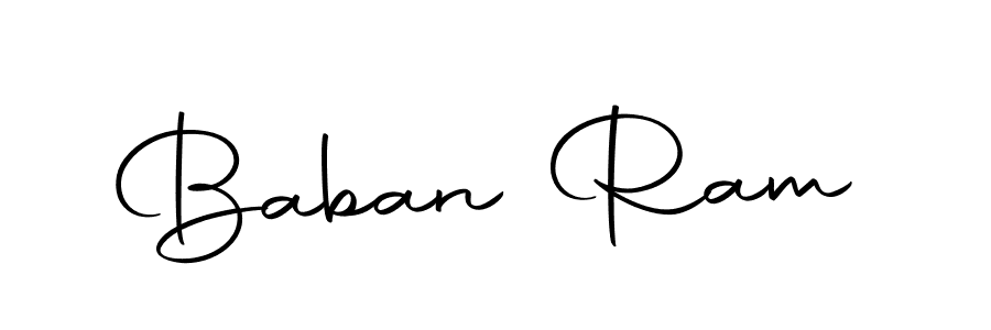 How to make Baban Ram name signature. Use Autography-DOLnW style for creating short signs online. This is the latest handwritten sign. Baban Ram signature style 10 images and pictures png