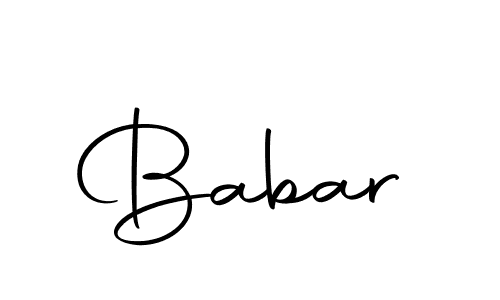 You should practise on your own different ways (Autography-DOLnW) to write your name (Babar) in signature. don't let someone else do it for you. Babar signature style 10 images and pictures png