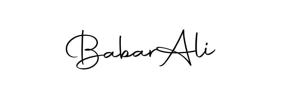 Use a signature maker to create a handwritten signature online. With this signature software, you can design (Autography-DOLnW) your own signature for name Babar  Ali. Babar  Ali signature style 10 images and pictures png