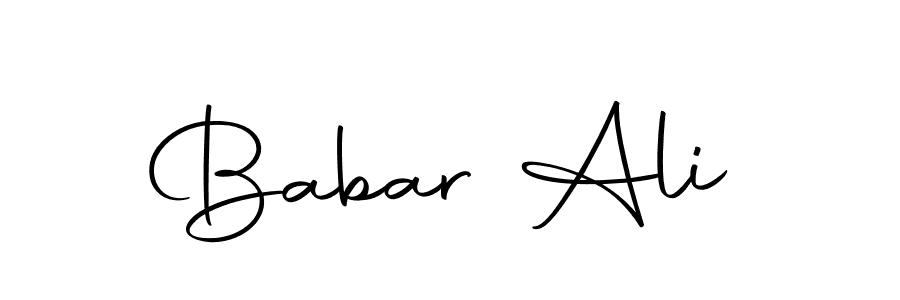 Design your own signature with our free online signature maker. With this signature software, you can create a handwritten (Autography-DOLnW) signature for name Babar Ali. Babar Ali signature style 10 images and pictures png