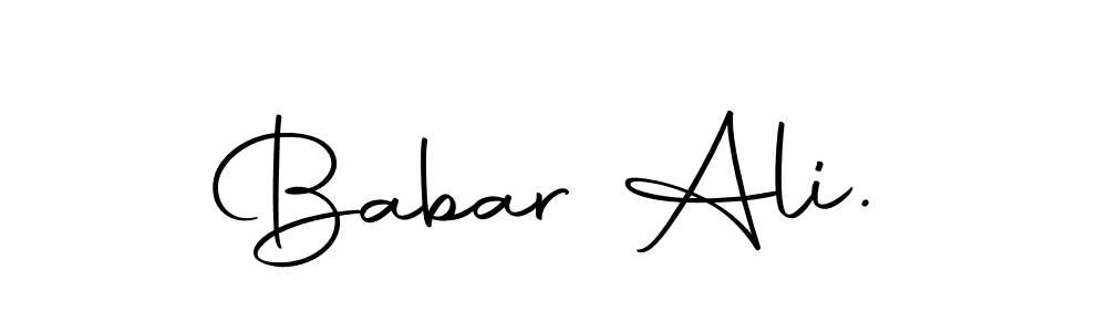 How to make Babar Ali. name signature. Use Autography-DOLnW style for creating short signs online. This is the latest handwritten sign. Babar Ali. signature style 10 images and pictures png