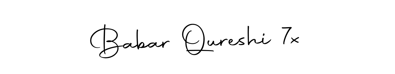 You can use this online signature creator to create a handwritten signature for the name Babar Qureshi 7x. This is the best online autograph maker. Babar Qureshi 7x signature style 10 images and pictures png