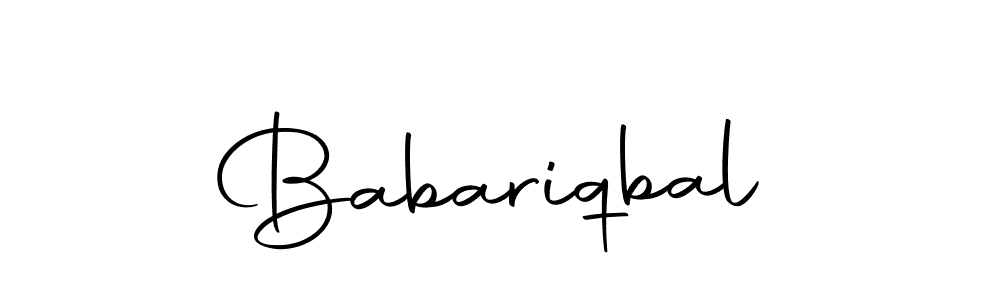 Make a beautiful signature design for name Babariqbal. Use this online signature maker to create a handwritten signature for free. Babariqbal signature style 10 images and pictures png