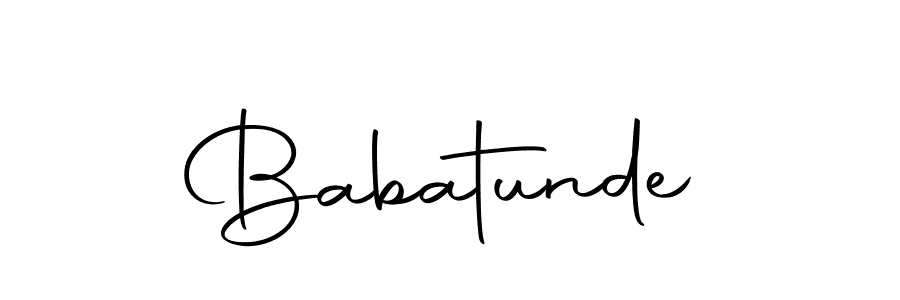 Also we have Babatunde name is the best signature style. Create professional handwritten signature collection using Autography-DOLnW autograph style. Babatunde signature style 10 images and pictures png