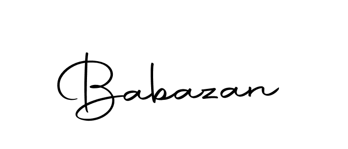 How to make Babazan signature? Autography-DOLnW is a professional autograph style. Create handwritten signature for Babazan name. Babazan signature style 10 images and pictures png