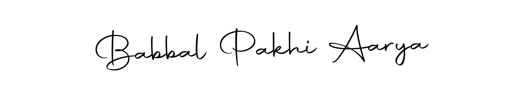 Babbal Pakhi Aarya stylish signature style. Best Handwritten Sign (Autography-DOLnW) for my name. Handwritten Signature Collection Ideas for my name Babbal Pakhi Aarya. Babbal Pakhi Aarya signature style 10 images and pictures png