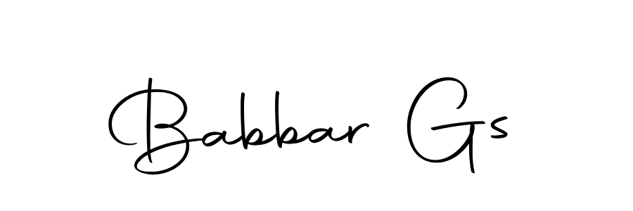 You can use this online signature creator to create a handwritten signature for the name Babbar Gs. This is the best online autograph maker. Babbar Gs signature style 10 images and pictures png