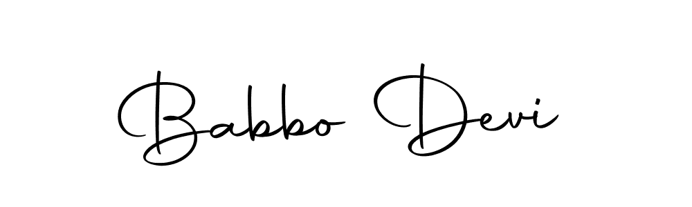 Make a beautiful signature design for name Babbo Devi. Use this online signature maker to create a handwritten signature for free. Babbo Devi signature style 10 images and pictures png