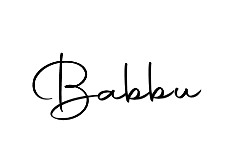 Create a beautiful signature design for name Babbu. With this signature (Autography-DOLnW) fonts, you can make a handwritten signature for free. Babbu signature style 10 images and pictures png