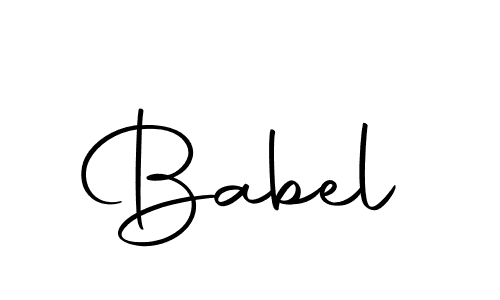 How to make Babel name signature. Use Autography-DOLnW style for creating short signs online. This is the latest handwritten sign. Babel signature style 10 images and pictures png