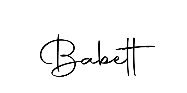 You should practise on your own different ways (Autography-DOLnW) to write your name (Babett) in signature. don't let someone else do it for you. Babett signature style 10 images and pictures png