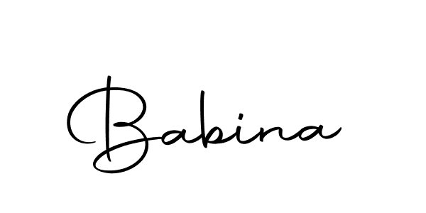 Make a short Babina signature style. Manage your documents anywhere anytime using Autography-DOLnW. Create and add eSignatures, submit forms, share and send files easily. Babina signature style 10 images and pictures png