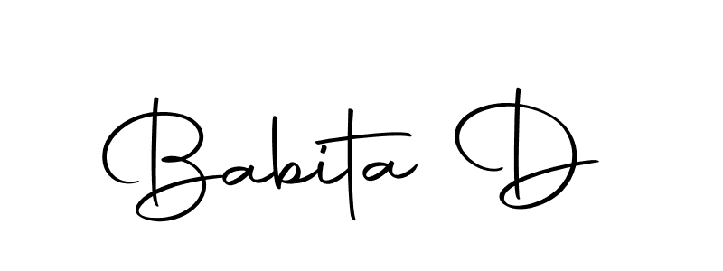Once you've used our free online signature maker to create your best signature Autography-DOLnW style, it's time to enjoy all of the benefits that Babita D name signing documents. Babita D signature style 10 images and pictures png