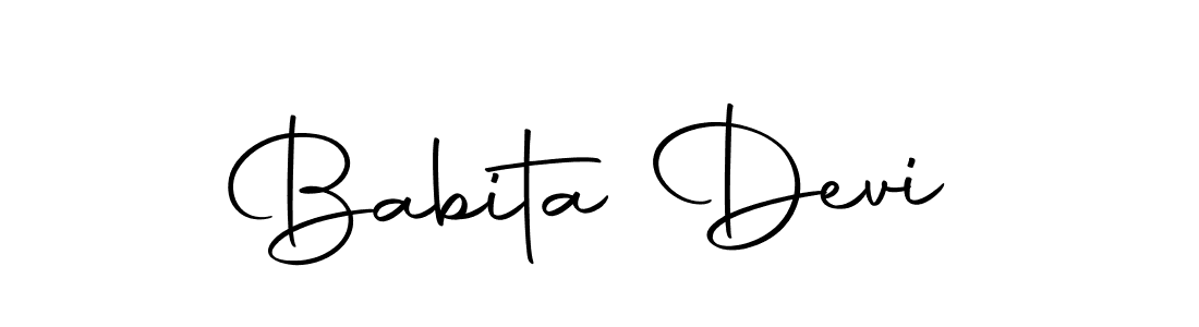 The best way (Autography-DOLnW) to make a short signature is to pick only two or three words in your name. The name Babita Devi include a total of six letters. For converting this name. Babita Devi signature style 10 images and pictures png