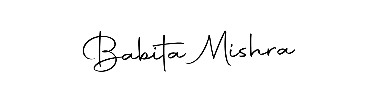 Use a signature maker to create a handwritten signature online. With this signature software, you can design (Autography-DOLnW) your own signature for name Babita Mishra. Babita Mishra signature style 10 images and pictures png