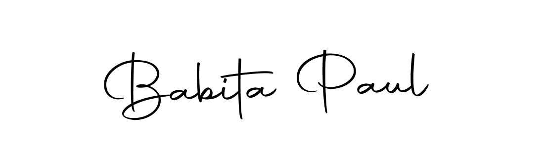 Make a short Babita Paul signature style. Manage your documents anywhere anytime using Autography-DOLnW. Create and add eSignatures, submit forms, share and send files easily. Babita Paul signature style 10 images and pictures png