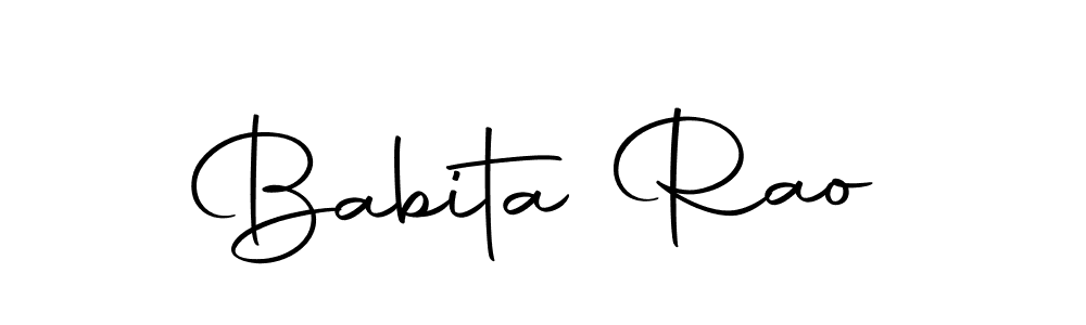 How to make Babita Rao signature? Autography-DOLnW is a professional autograph style. Create handwritten signature for Babita Rao name. Babita Rao signature style 10 images and pictures png