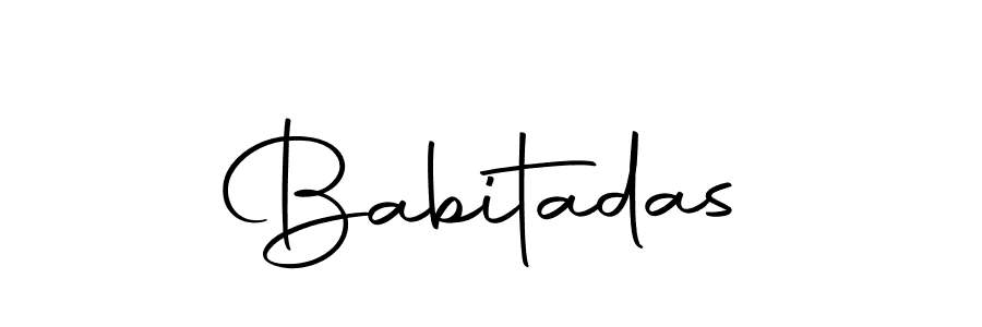 Design your own signature with our free online signature maker. With this signature software, you can create a handwritten (Autography-DOLnW) signature for name Babitadas. Babitadas signature style 10 images and pictures png