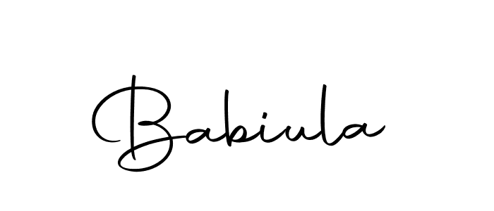 Also we have Babiula name is the best signature style. Create professional handwritten signature collection using Autography-DOLnW autograph style. Babiula signature style 10 images and pictures png