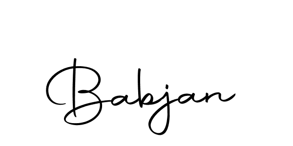 You can use this online signature creator to create a handwritten signature for the name Babjan. This is the best online autograph maker. Babjan signature style 10 images and pictures png