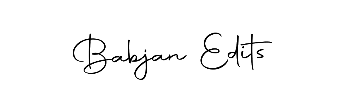 Also we have Babjan Edits name is the best signature style. Create professional handwritten signature collection using Autography-DOLnW autograph style. Babjan Edits signature style 10 images and pictures png