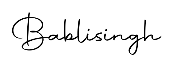 Transform the name Bablisingh into a signature masterpiece using Autography-DOLnW font. Ideal for photographers, artists, and creators looking for watermarks. Bablisingh signature style 10 images and pictures png