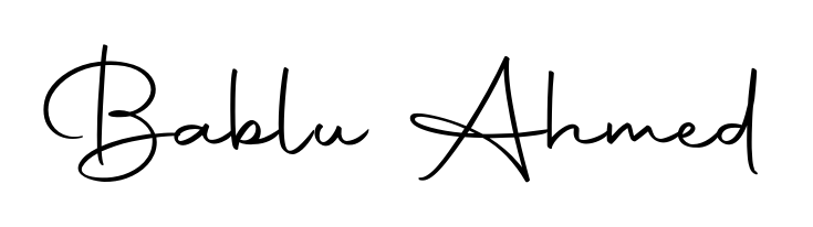 Make your name Bablu Ahmed memorable on every contract using Autography-DOLnW autograph style. Instant transparent background export available. Bablu Ahmed signature style 10 images and pictures png