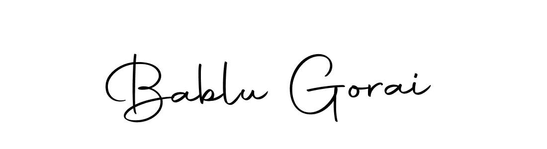 Bablu Gorai stylish signature style. Best Handwritten Sign (Autography-DOLnW) for my name. Handwritten Signature Collection Ideas for my name Bablu Gorai. Bablu Gorai signature style 10 images and pictures png