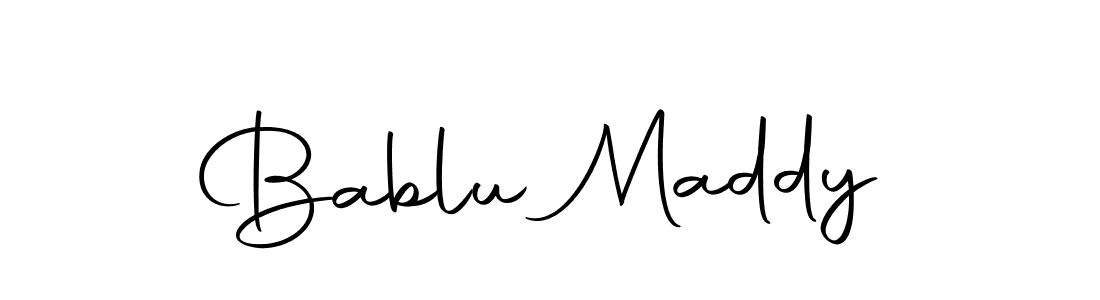 Make a beautiful signature design for name Bablu Maddy. With this signature (Autography-DOLnW) style, you can create a handwritten signature for free. Bablu Maddy signature style 10 images and pictures png