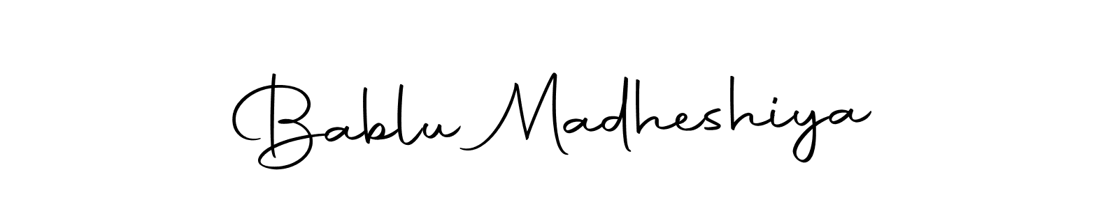 Make a short Bablu Madheshiya signature style. Manage your documents anywhere anytime using Autography-DOLnW. Create and add eSignatures, submit forms, share and send files easily. Bablu Madheshiya signature style 10 images and pictures png
