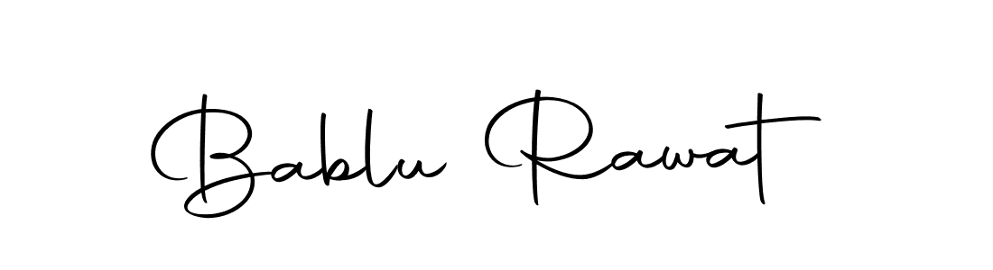 Create a beautiful signature design for name Bablu Rawat. With this signature (Autography-DOLnW) fonts, you can make a handwritten signature for free. Bablu Rawat signature style 10 images and pictures png
