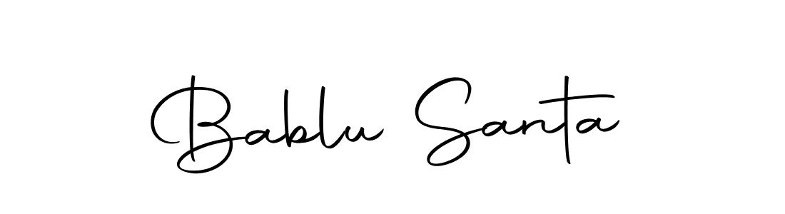 The best way (Autography-DOLnW) to make a short signature is to pick only two or three words in your name. The name Bablu Santa include a total of six letters. For converting this name. Bablu Santa signature style 10 images and pictures png