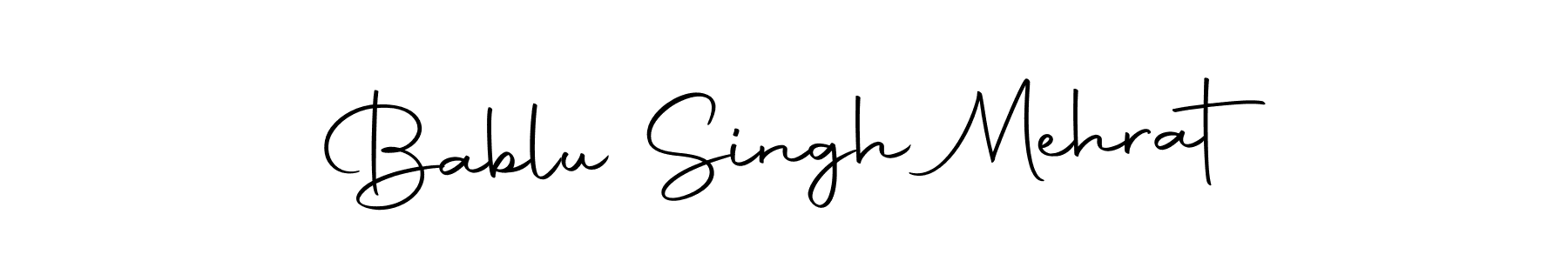 Similarly Autography-DOLnW is the best handwritten signature design. Signature creator online .You can use it as an online autograph creator for name Bablu Singh Mehrat. Bablu Singh Mehrat signature style 10 images and pictures png