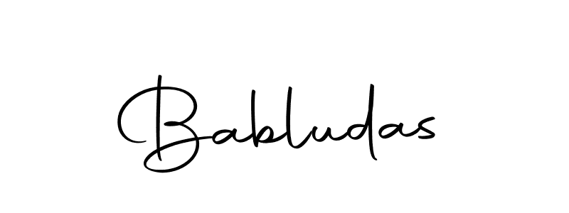 You should practise on your own different ways (Autography-DOLnW) to write your name (Babludas) in signature. don't let someone else do it for you. Babludas signature style 10 images and pictures png