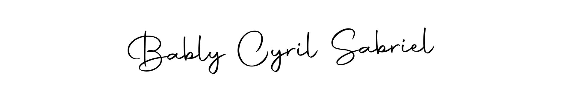 Once you've used our free online signature maker to create your best signature Autography-DOLnW style, it's time to enjoy all of the benefits that Bably Cyril Sabriel name signing documents. Bably Cyril Sabriel signature style 10 images and pictures png