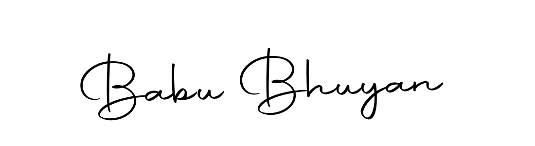 Design your own signature with our free online signature maker. With this signature software, you can create a handwritten (Autography-DOLnW) signature for name Babu Bhuyan. Babu Bhuyan signature style 10 images and pictures png