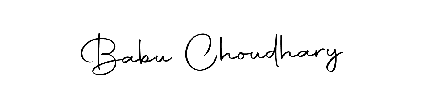 Design your own signature with our free online signature maker. With this signature software, you can create a handwritten (Autography-DOLnW) signature for name Babu Choudhary. Babu Choudhary signature style 10 images and pictures png