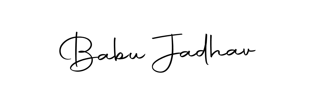 Here are the top 10 professional signature styles for the name Babu Jadhav. These are the best autograph styles you can use for your name. Babu Jadhav signature style 10 images and pictures png