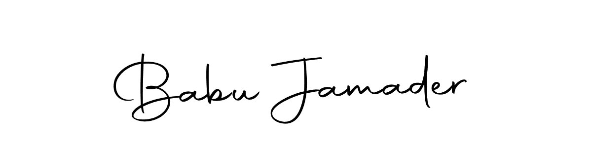 Make a beautiful signature design for name Babu Jamader. Use this online signature maker to create a handwritten signature for free. Babu Jamader signature style 10 images and pictures png